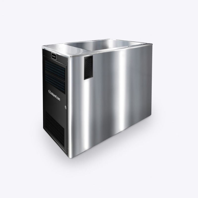 iCoolSportMiPodEliteStainlessSteelIceBath_HotTubFrontRightSideView