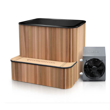 iCoolSportUltraCedarColdPlungewithBlackTubandExternalTurboMiniChiller