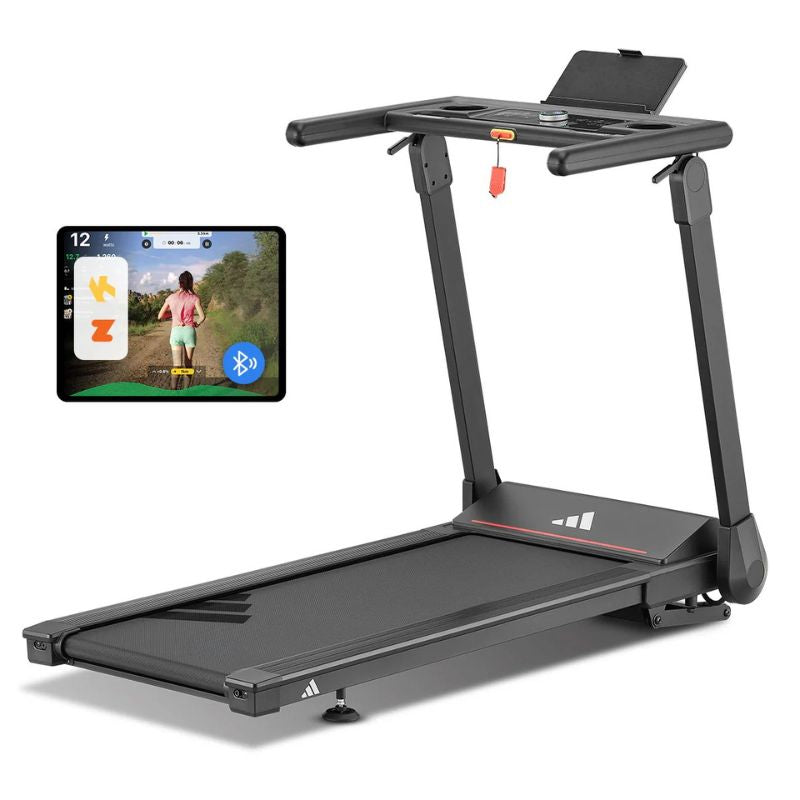 Adidas T-1 Folding Treadmill with Screen Display at the Side