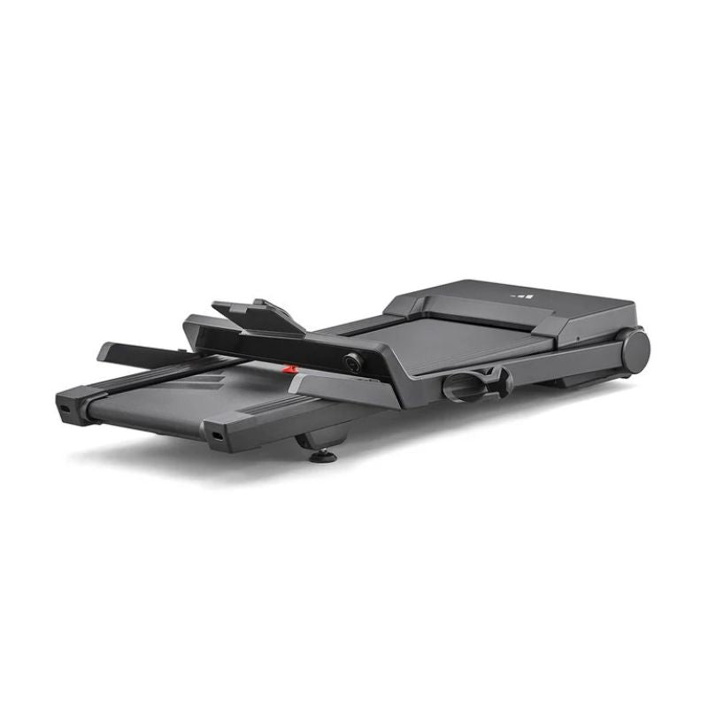 Adidas T-24c Folding Treadmill Look When Folded and at the floor