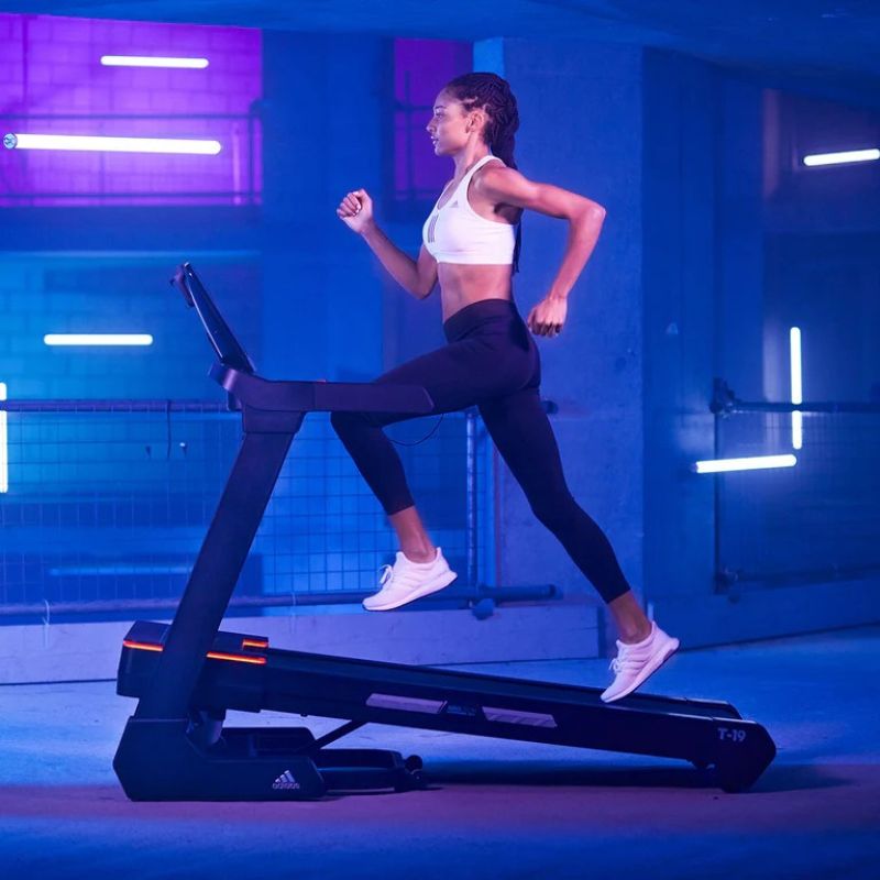 Adidas T-19 Treadmill with Female Using It