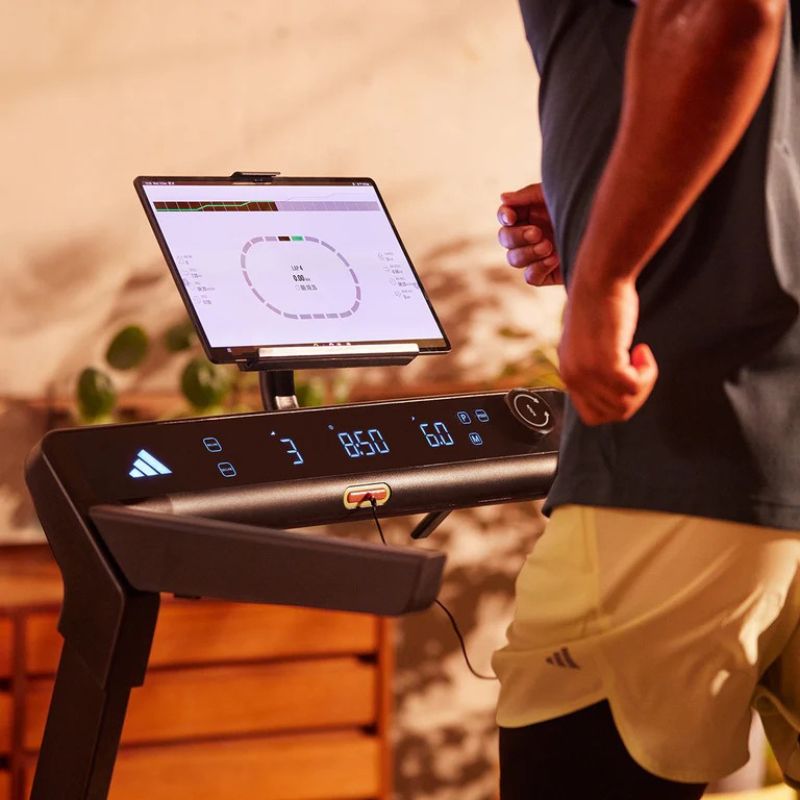 Adidas T-24c Folding Treadmill Look of the Screen When In Used