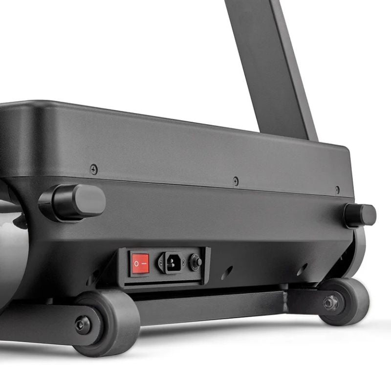 Adidas T-24c Folding Treadmill Look of the Power Button and Plug