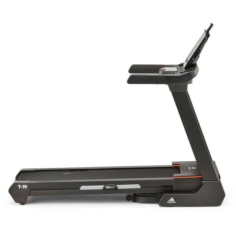 Adidas T-19 Treadmill In Black Colour Side View
