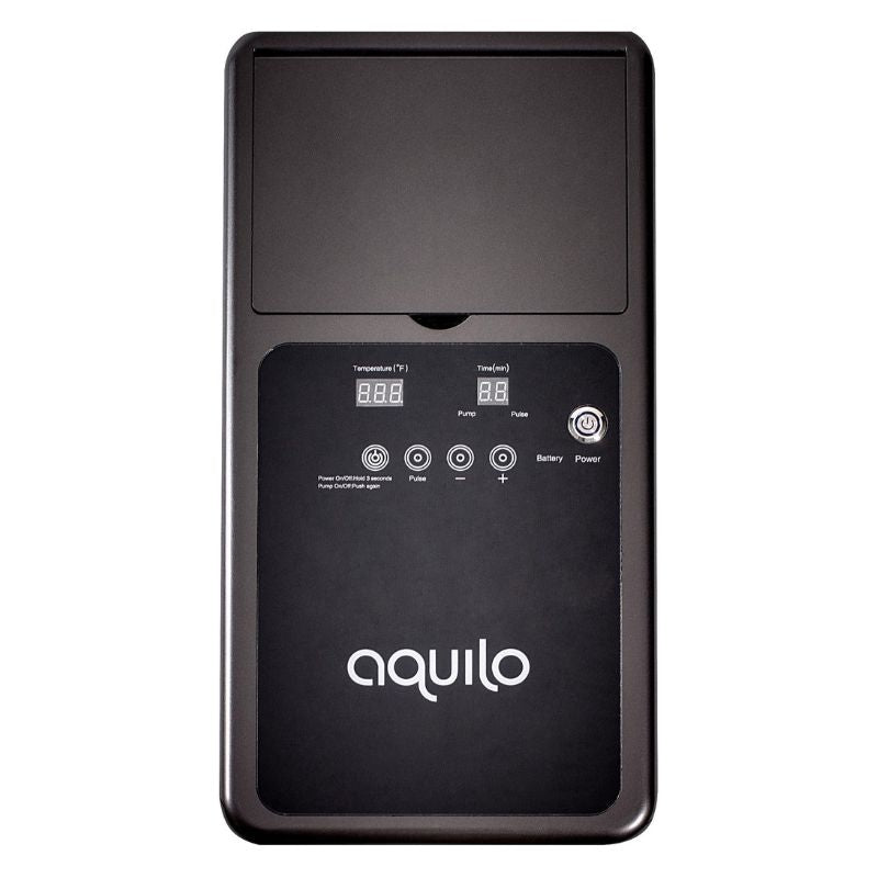 AquiloSportsCT1000CryotherapyControlUnitInBlackColourTopViewCloserLook