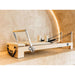 AussiePilatesCoastAP-01HomeReformerInCreamColourandLookofFrontTopSide