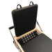 AussiePilatesLuxeAP-03StudioReformerInBlackColourCloserLookofPaddedJumpBoard