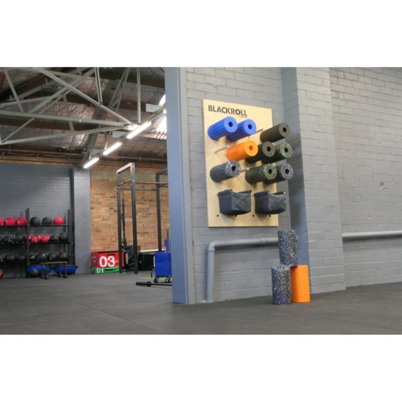 BLACKROLL Large Storage Peg Board Set Inside the Gym