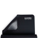 BLACKROLL Mat In Black Colour Top Part View With Non Slip Part Showing and Half Rolled