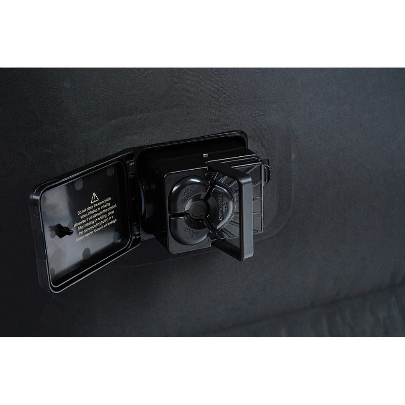 BLACKROLL Portable Inflatable Air Lounger 2.0 Pump Look when stored in lounger