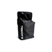 BLACKROLL Portable Inflatable Air Lounger 2.0 travel bag in black colour look and a little bit open