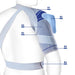 Bauerfeind OmoTrain Shoulder Brace In Titan Colour Details 