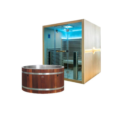 ChillBunnyIceBathand4PersonIndoorInfraredSaunaCombo