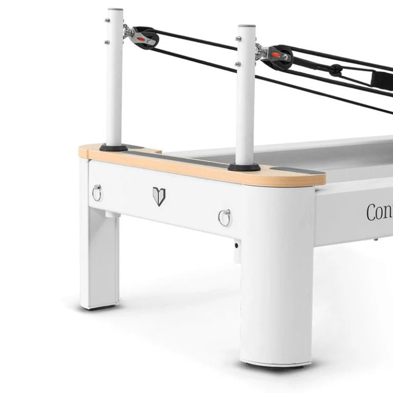 Contour Studio Commercial Pilates Reformer Machine in Beige Colour Closer Look of Cables