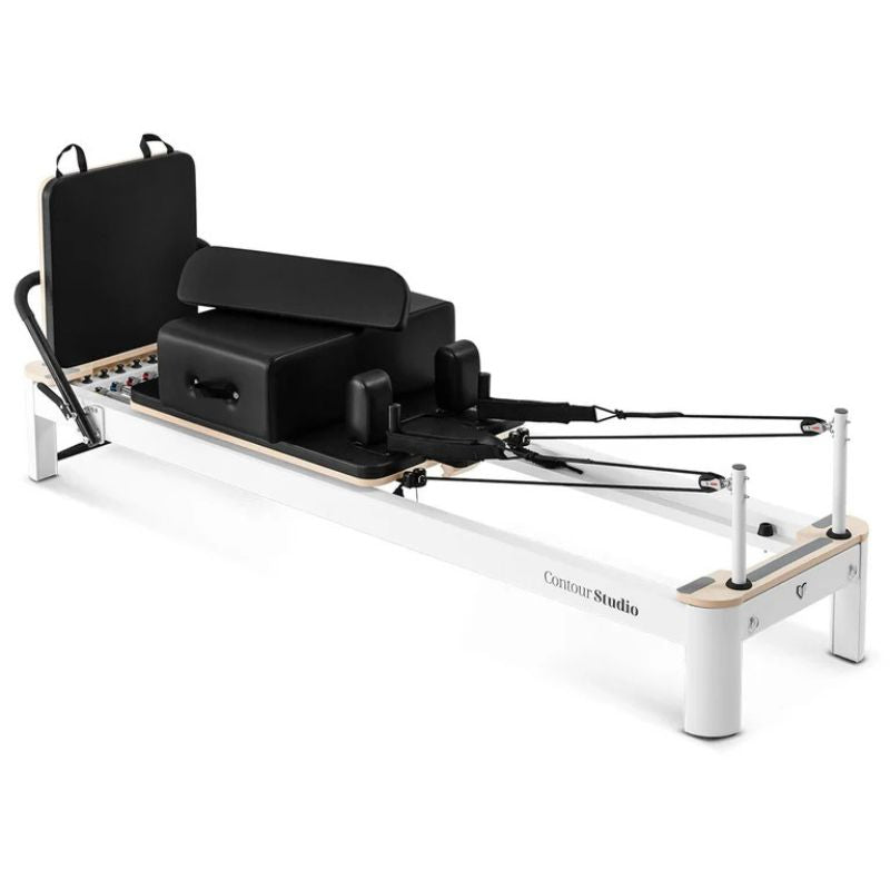 Contour Studio Commercial Pilates Reformer Machine in Black Colour