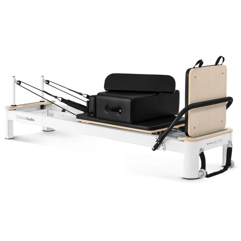 Contour Studio Commercial Pilates Reformer Machine in Black Colour with Jumpboard