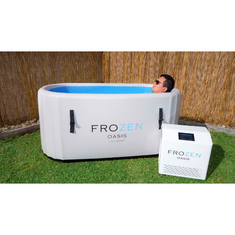 Frozen Oasis Inflatable Cold Plunge and Chiller Bundle