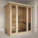 Harmone 3 Person Indoor Traditional Sauna Look When placed Indoor