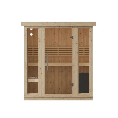 Harmone 3 Person Indoor Traditional Sauna Front View