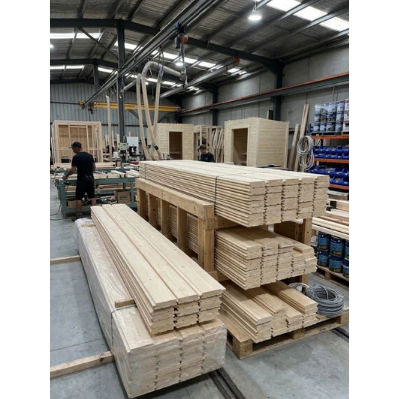 Harmone 5 Person Indoor Traditional Sauna Wood  Materials  Behind The Scene