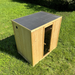 Harmone Aurora 4 Person Outdoor Traditional Sauna Top View