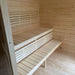 Harmone Cabin Island 4 Person Outdoor Traditional Sauna Inside Look Benches