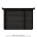 Harmone Cabin Island 4 Person Outdoor Traditional Sauna In Black Colour Back View