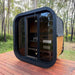Harmone Icon 125 3 Person Barrel Traditional Sauna Front Side View