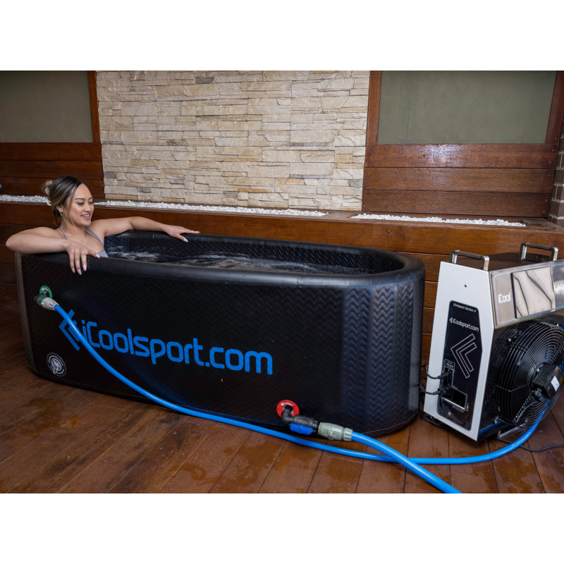 iCoolSport IceMan Portable Ice Bath and Chiller Bundle