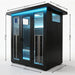 Innerlight 4 Person La Mar Outdoor Infrared Sauna (Black) Dimensions