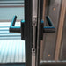 Innerlight 4 Person La Mar Outdoor Infrared Sauna (Black) Door Handle Look Both Side