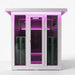 Innerlight 4 Person La Mar Outdoor Infrared Sauna (White) Front View