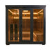 Innerlight 5 Person Bella Deluxe Outdoor Infrared Sauna Front View