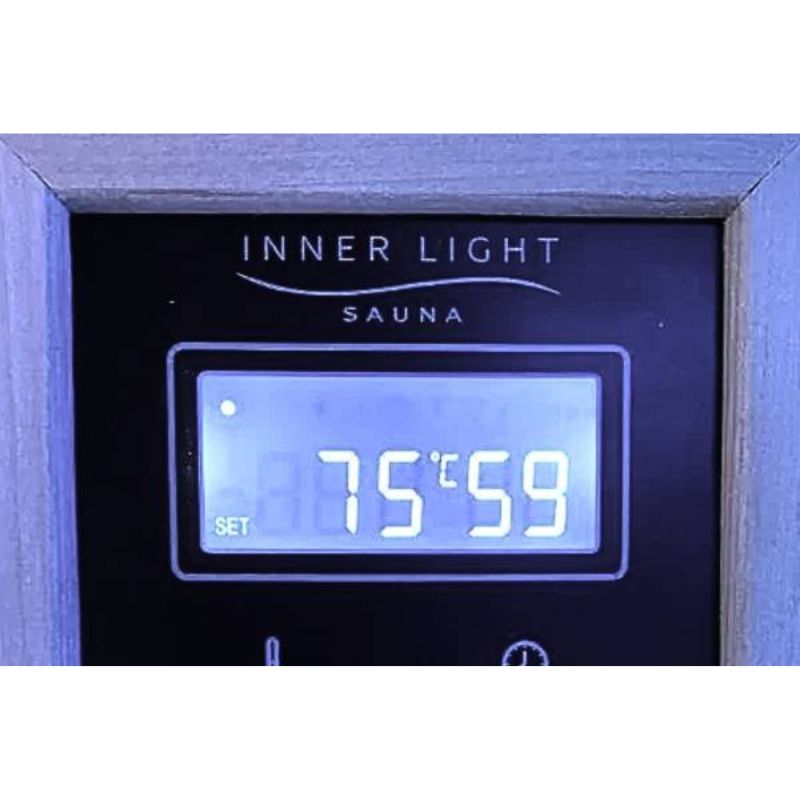 Innerlight 4 Person Full Spectrum Infrared Outdoor Sauna Temperature Look