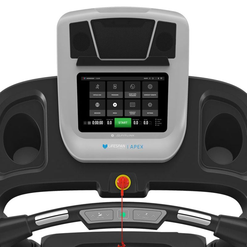 Lifespan Fitness Apex Smart Treadmill Monitor and Controls Look