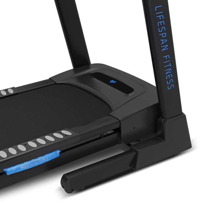 Lifespan Fitness Apex Smart Treadmill Closer Look of the Walking Pad Side View