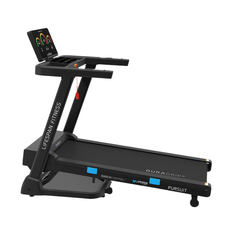 Lifespan Fitness Pursuit 4 Treadmill Side Look When Inclined