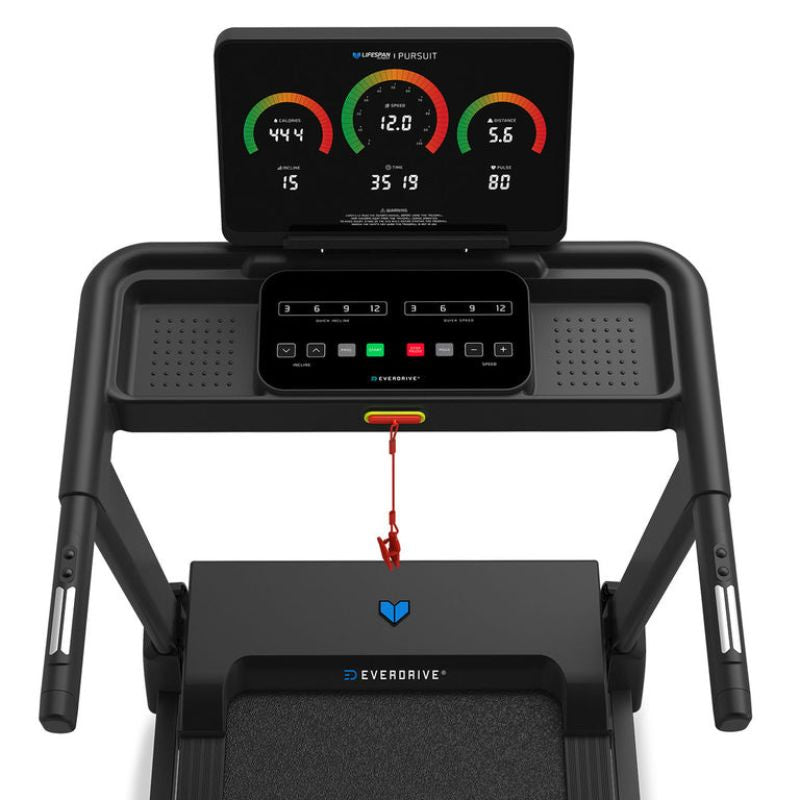 Lifespan Fitness Pursuit 4 Treadmill Display Controls Look