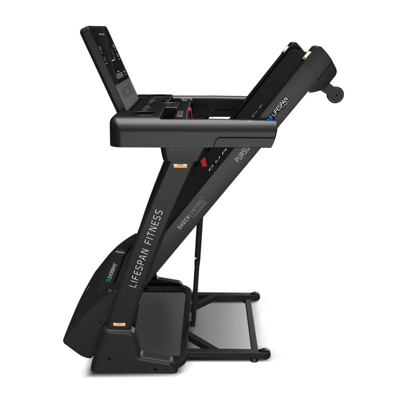Lifespan Fitness Pursuit MAX 2 Treadmill Folded Side View
