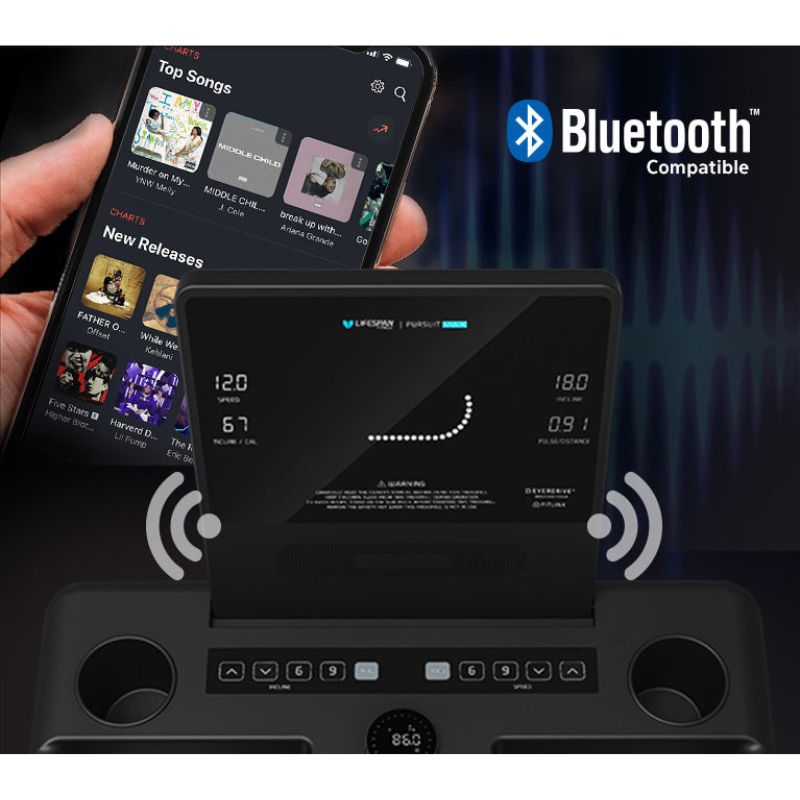 Lifespan Fitness Pursuit MAX Treadmill Bluetooth Connection