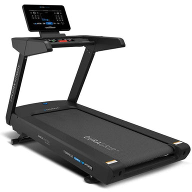 Lifespan Fitness Tempest CRX Commercial Smart Treadmill Inclined Look Front Side View