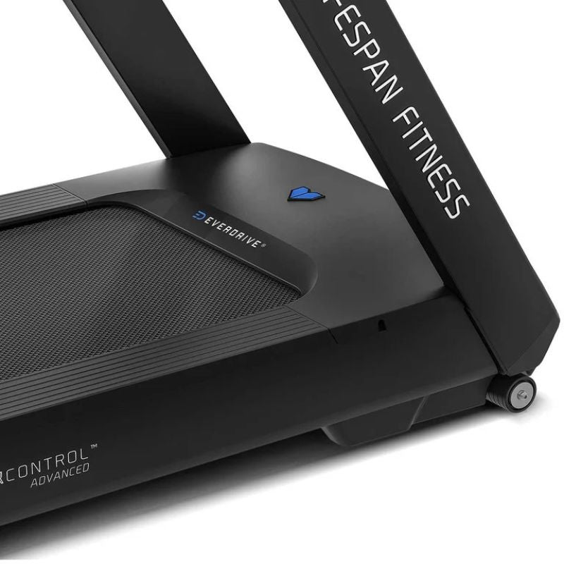 Lifespan Fitness Tempest CRX Commercial Smart Treadmill Walking Pad Side View