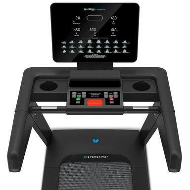 Lifespan Fitness Tempest CR Commercial Treadmill  Complete Look of the Screen and Display Top View