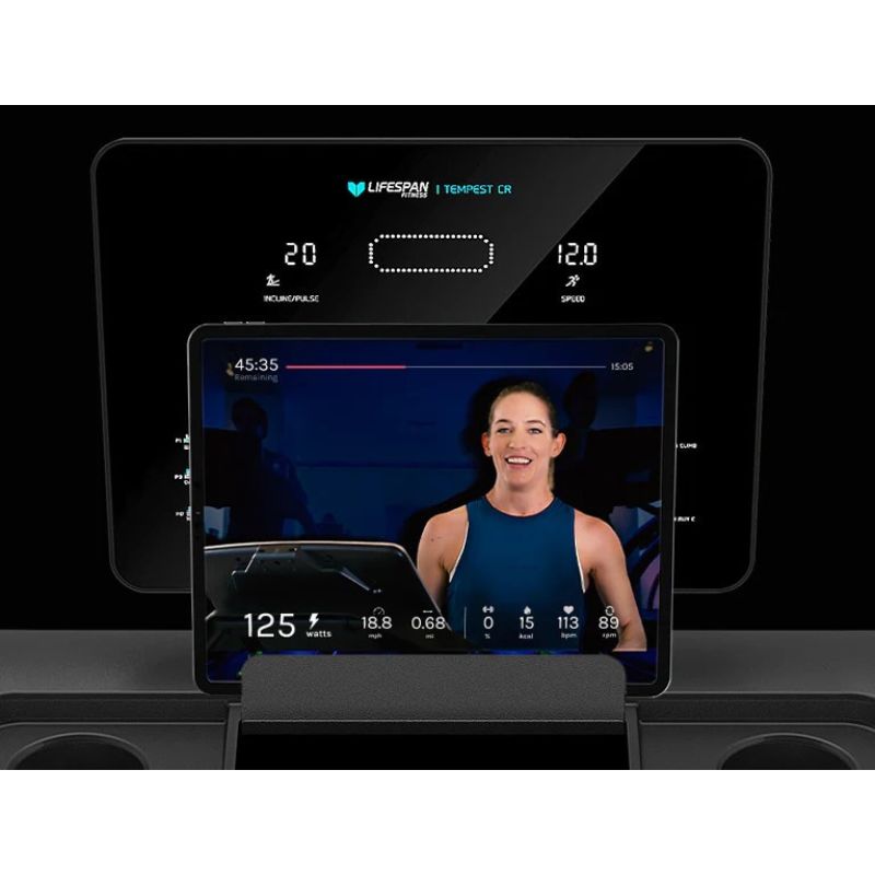 Lifespan Fitness Tempest CR Commercial Treadmill Screen Display Look