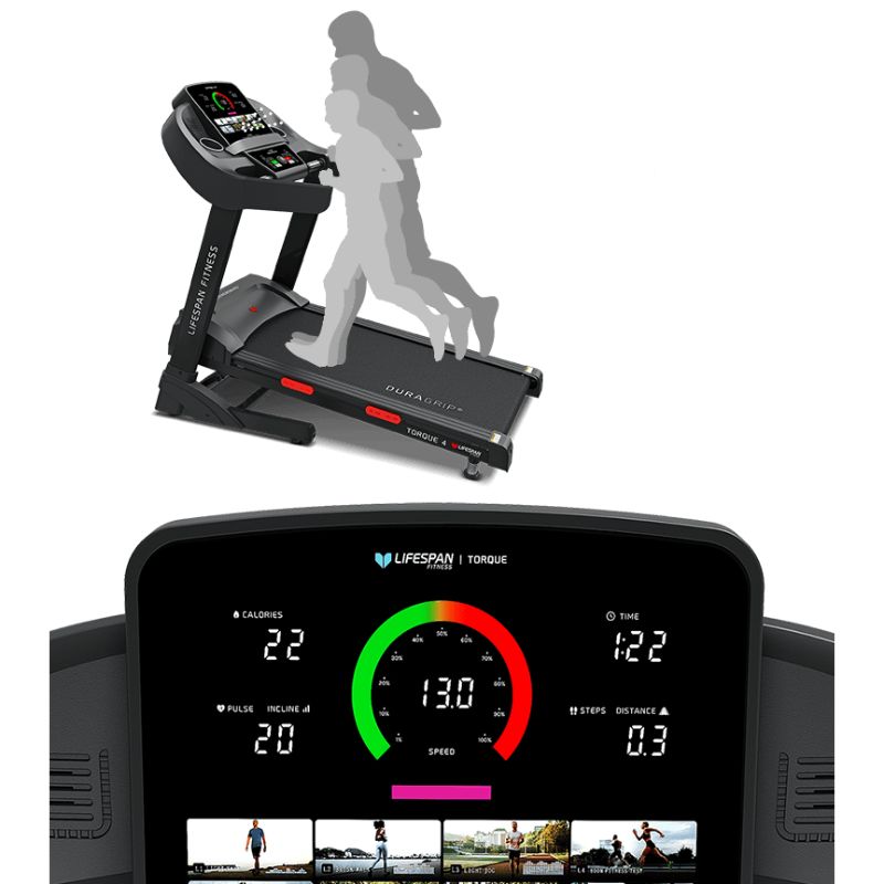Lifespan Fitness Torque Treadmill Look of Screen When In Used