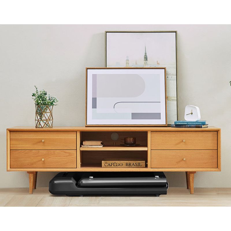 Lifespan Fitness WalkingPad™ M2 Treadmill Stored Below Storage Cabinet