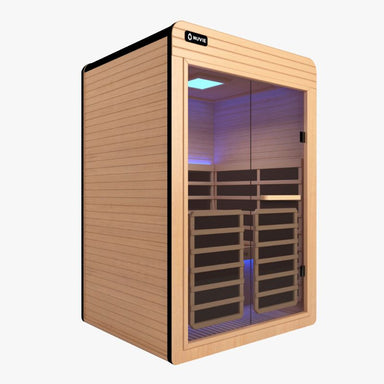 NUVIEArc2PersonIndoorFarInfraredSaunaleftSideView