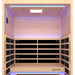 NUVIEArc3PersonIndoorFarInfraredSaunaCloserLookOfLEDlights