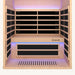 NUVIEArc3PersonIndoorFarInfraredSaunaCloserLookofBench
