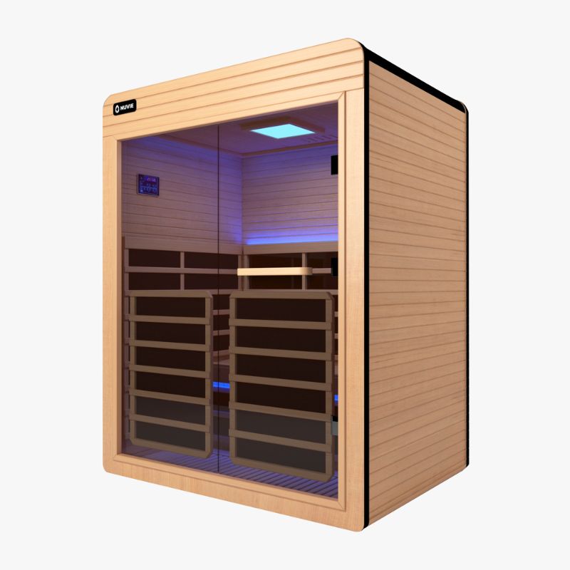 NUVIEArc3PersonIndoorFarInfraredSaunaRightSideView